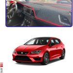 Seat Leon 2013-2020 Modele Özel Torpido Koruma Örtüsü - Mavi Kenar